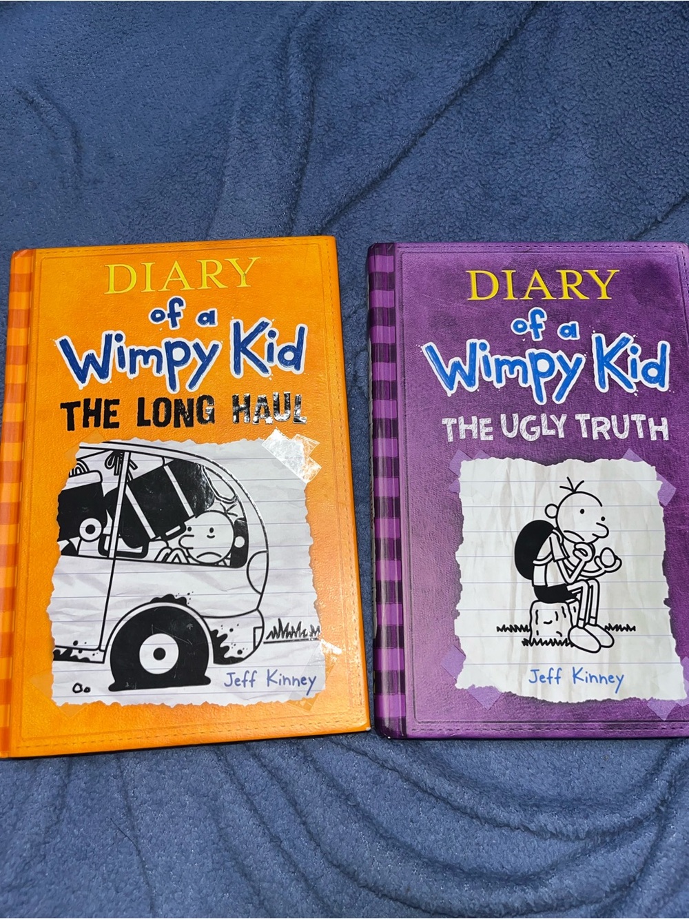 Diary of a Wimpy Kid Hardcover Book Bundle 2 Hardcovers as pictured both books